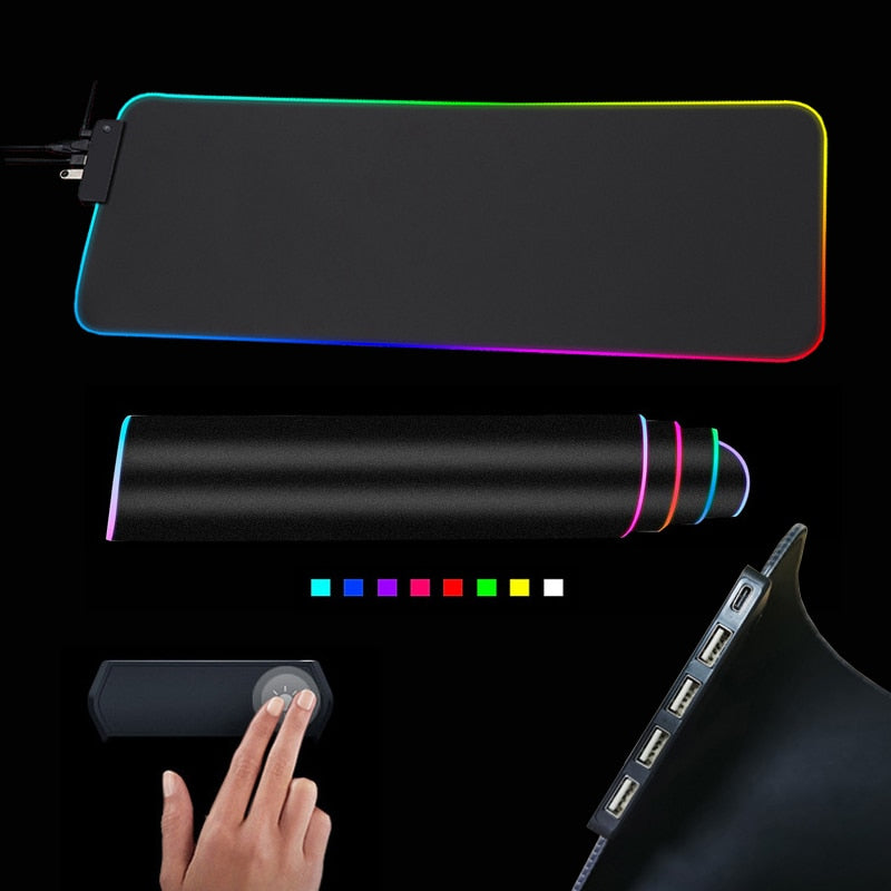 RGB Mouse Pad with Cable*