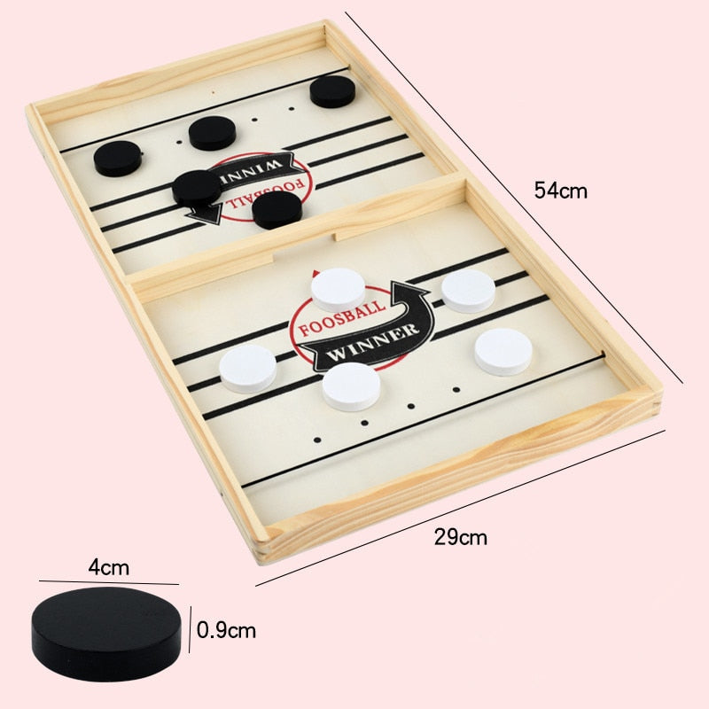 Table Hockey Fast Sling Puck Board Game*