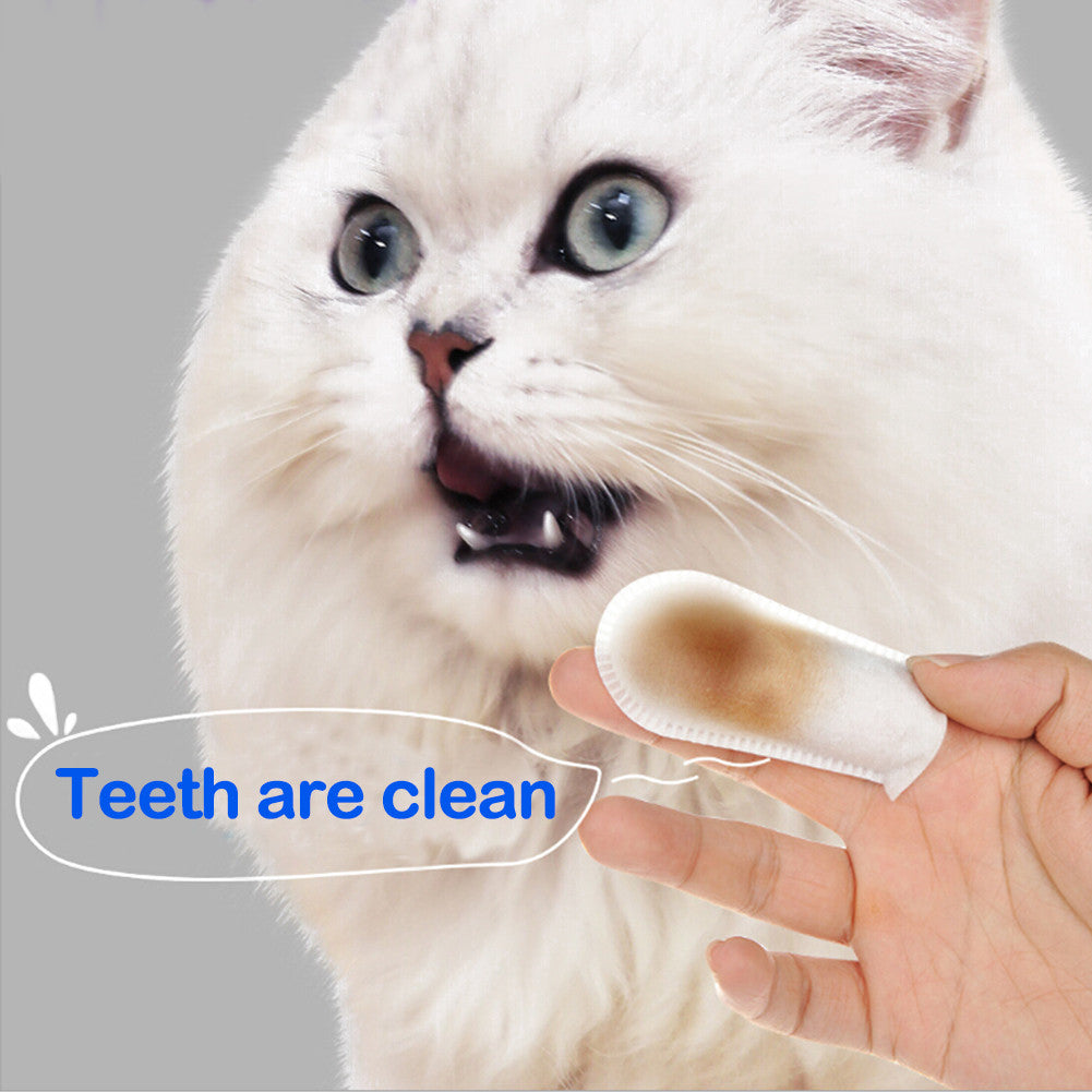Pet Finger Wipes* Dental Wipes Clean teeth