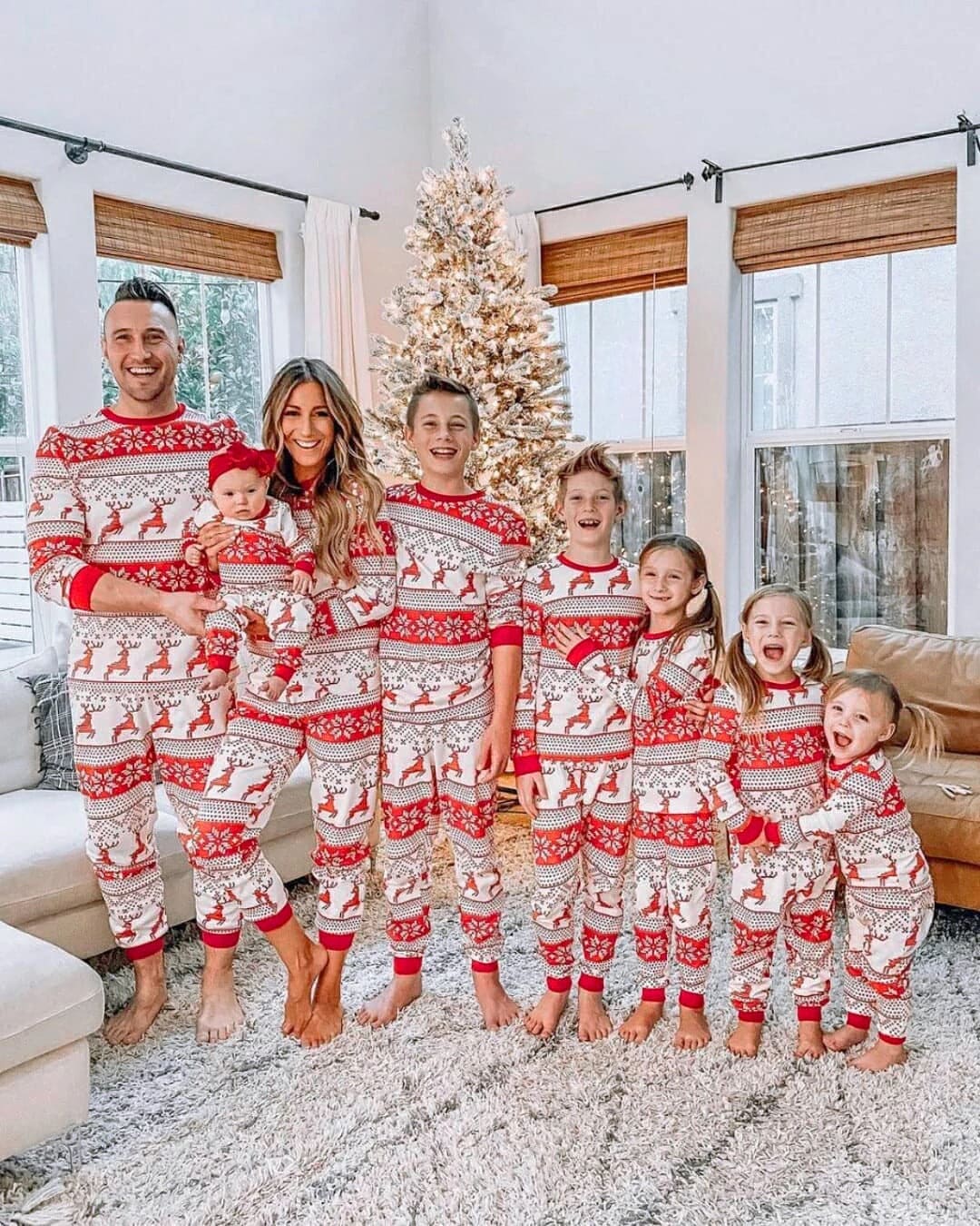 Christmas Pajamas Fall Family Set *