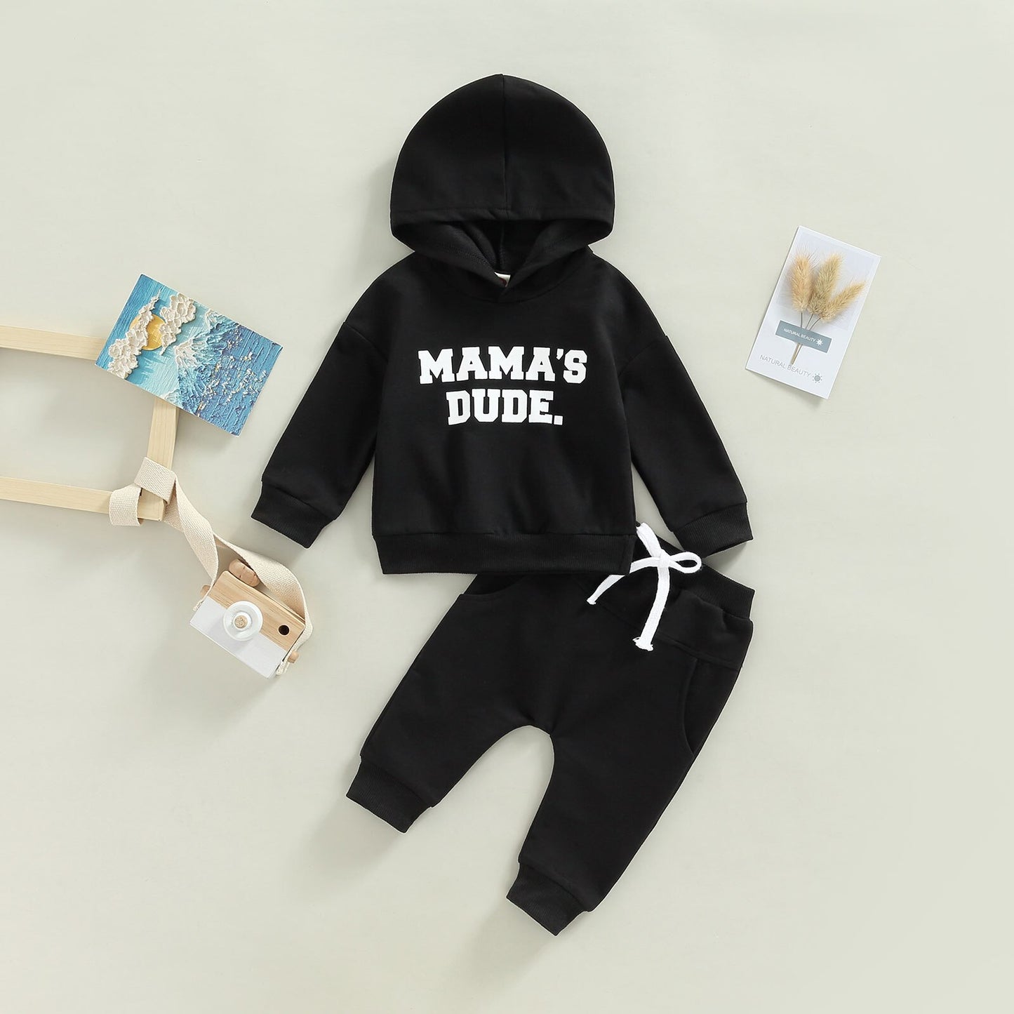 Baby Boys 2Pcs Fall Outfits Mama's Dude*