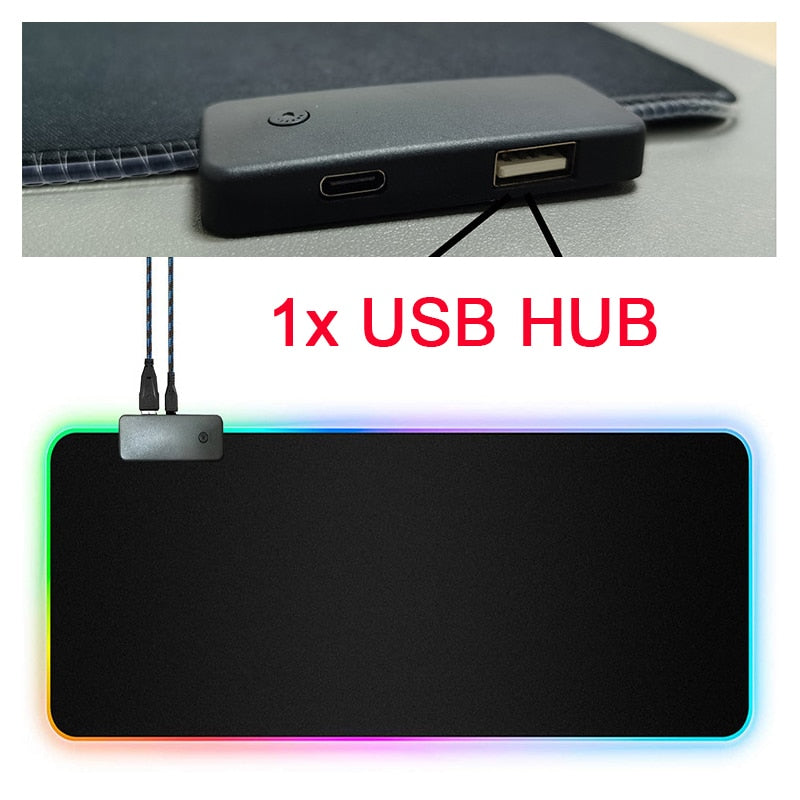 RGB Mouse Pad with Cable*