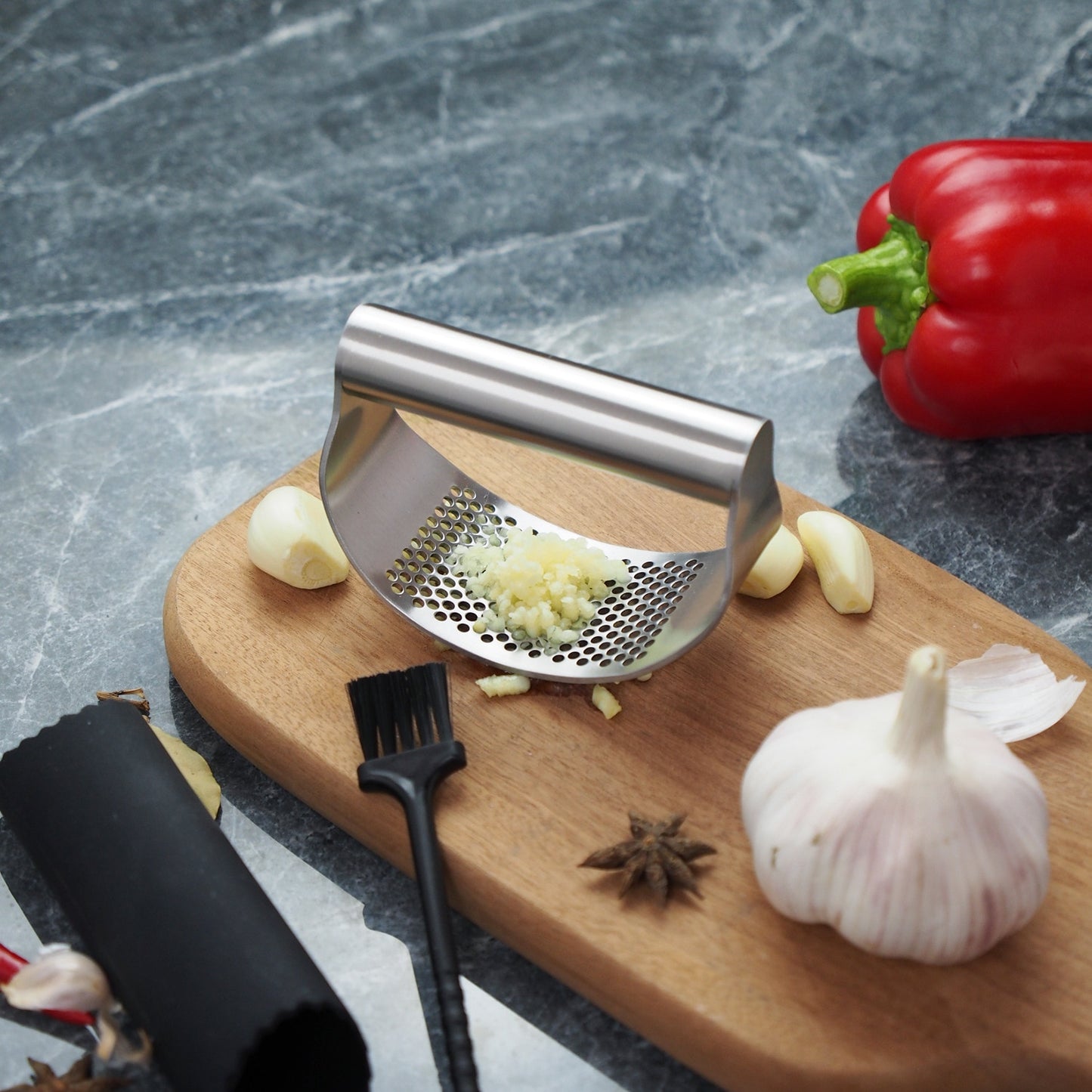 Stainless Steel Garlic Presser* Mincer