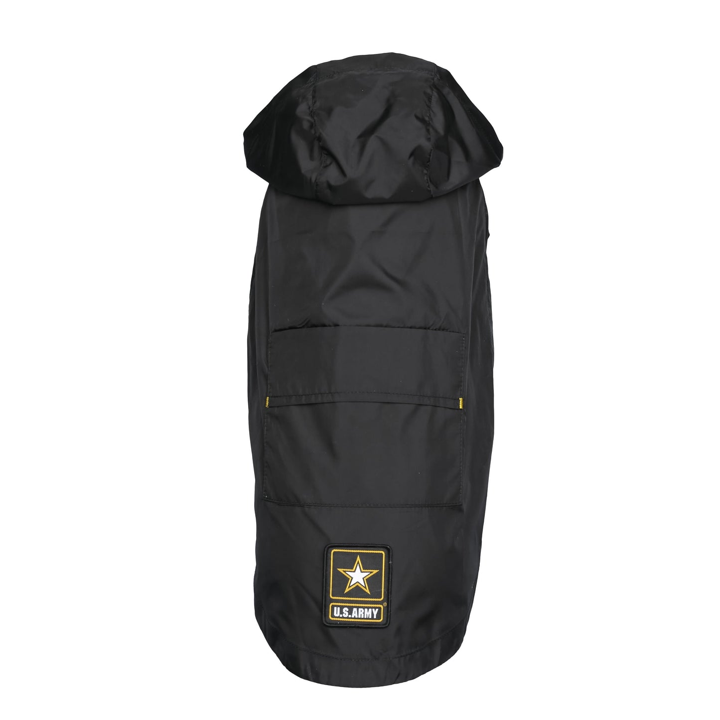 US Army Packable Dog Raincoat - Black*