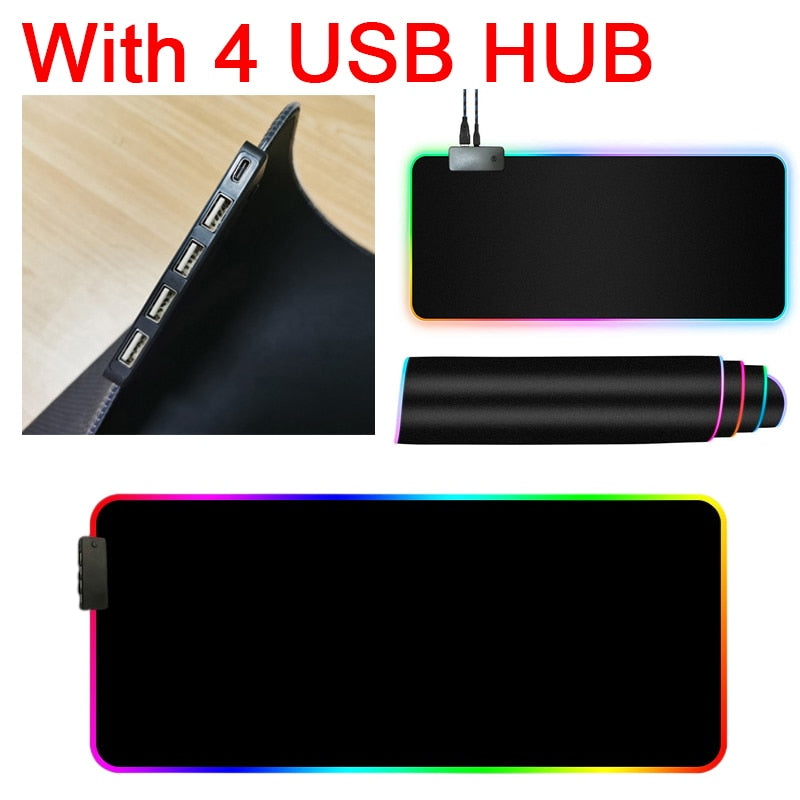 RGB Mouse Pad with Cable*