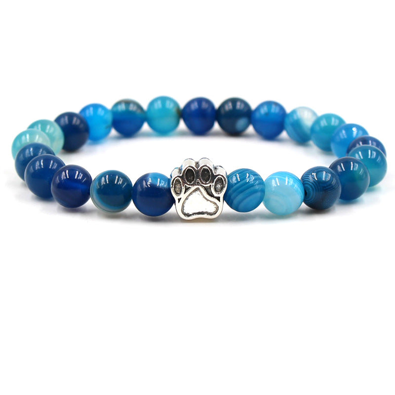 Pet Footprint Stone Bracelets*