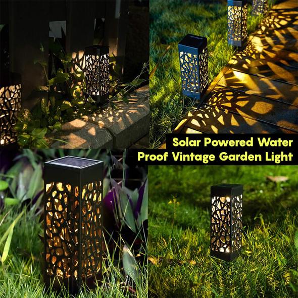 Solar Powered Waterproof Vintage Garden Light*