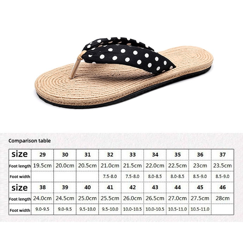 Adorable Patterns Woven Beach Flip-Flops*