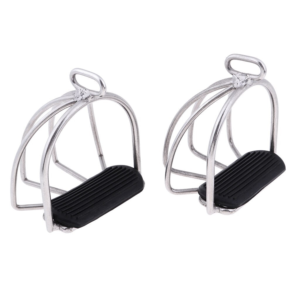 Safety stirrups Optimal leg position riding riding stainless steel*