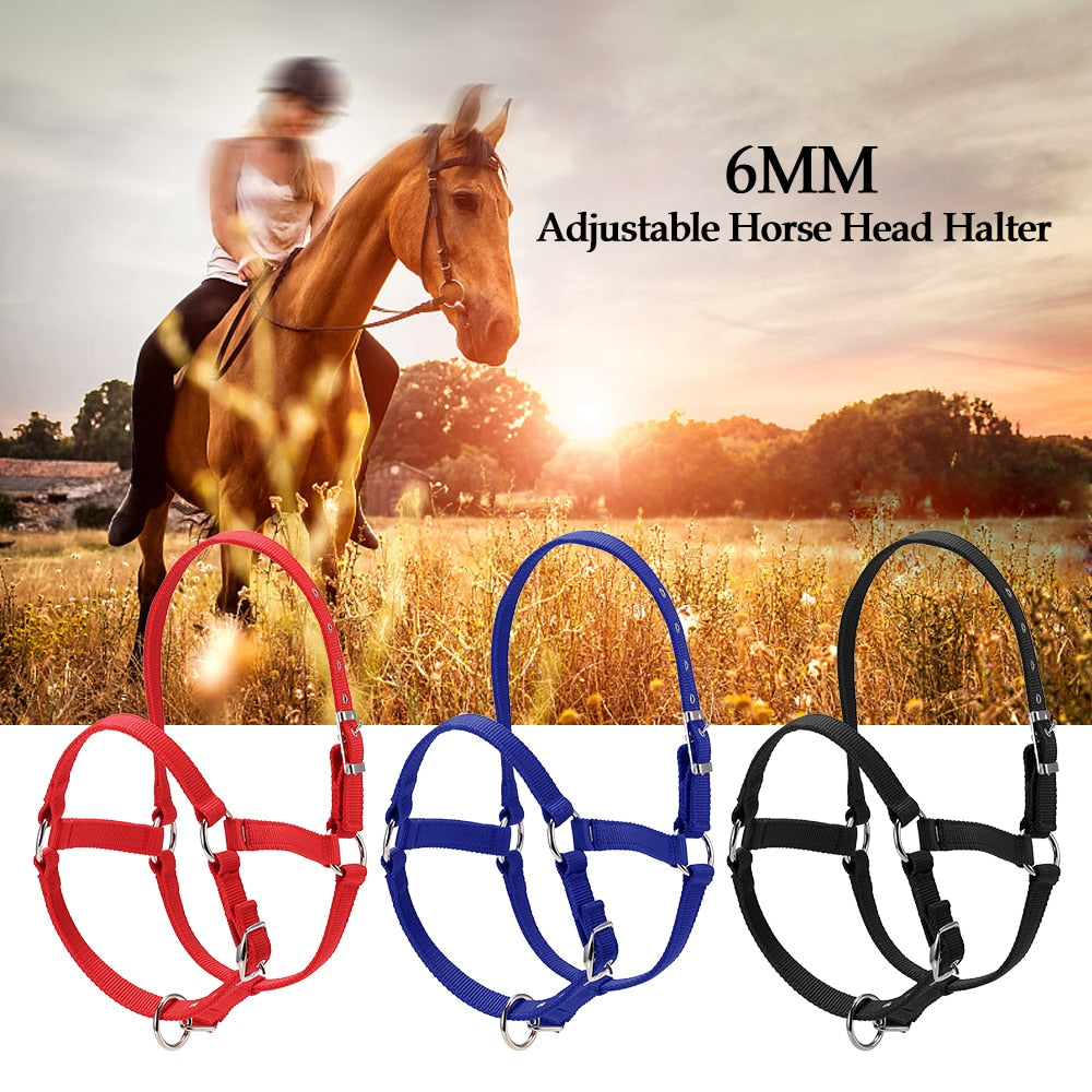 Soft Padded *Pony Horse Halter Bridle Headstall Head Collar Adjustable Horse Riding Stable Horse Bridle Headcollar Accessories