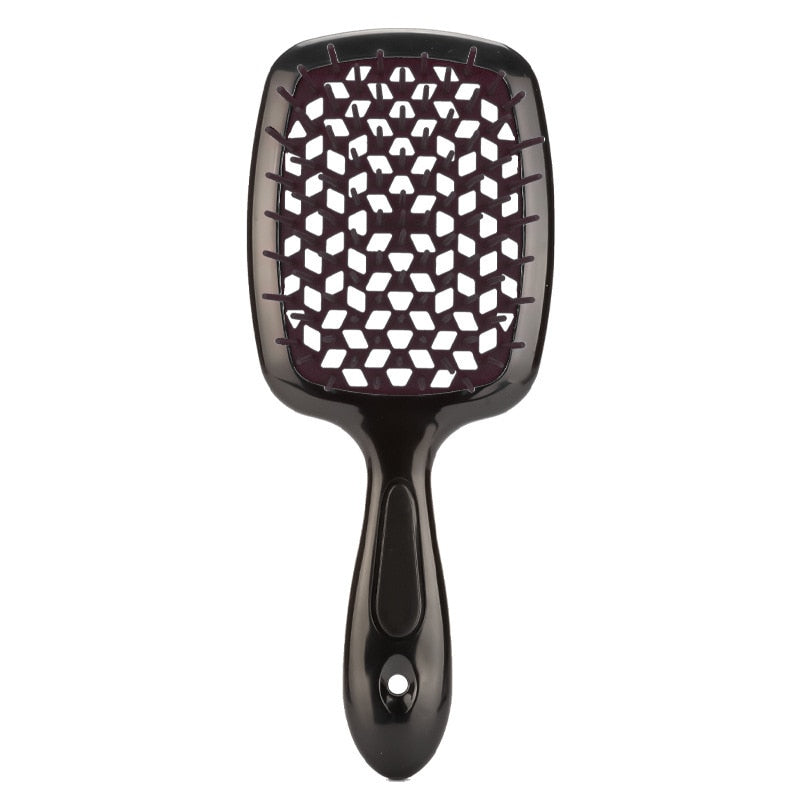 Easy Blow Detangling Brush* Wide Teeth Air Cushion Comb Pro Salon Hair Care Styling Tool Anti Tangle Anti-static Hairbrush Head Comb Hairdressing Tools