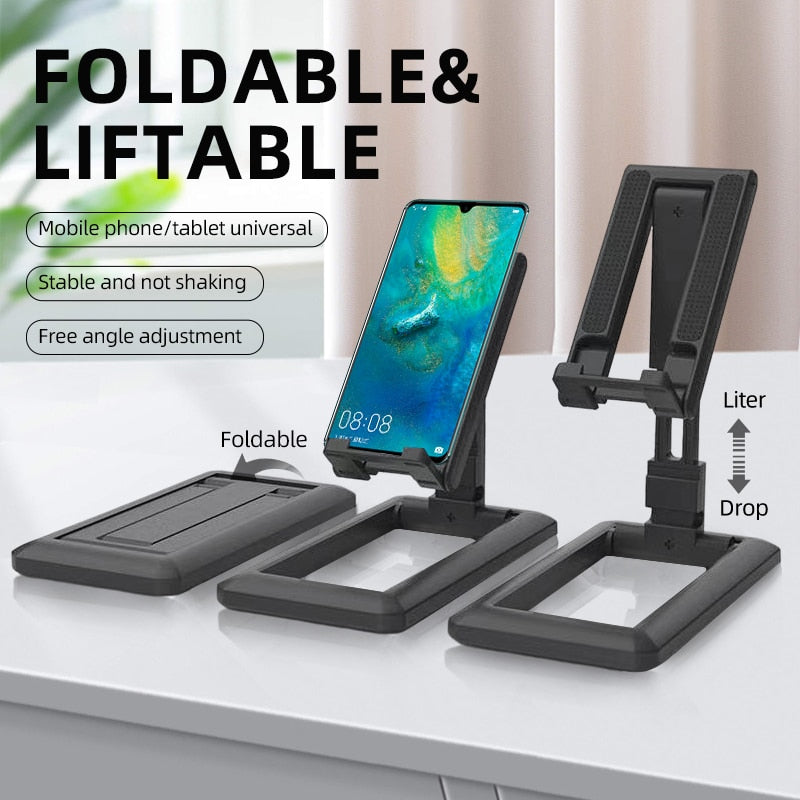 Desktop adjustable mobile phone stand, multi angle universal foldable stand for iPad tablet iPhone Samsung Smart*