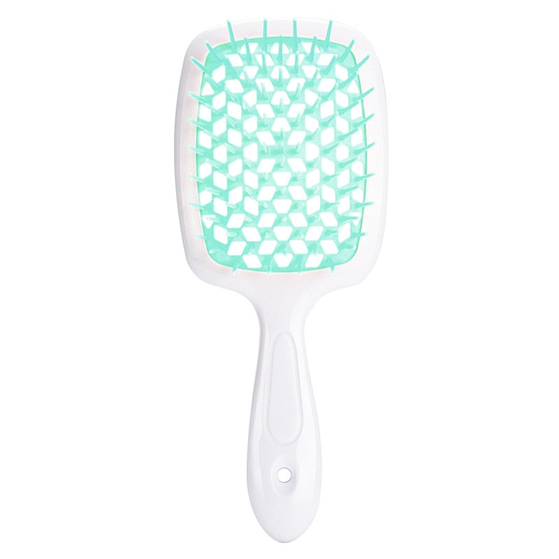 Easy Blow Detangling Brush* Wide Teeth Air Cushion Comb Pro Salon Hair Care Styling Tool Anti Tangle Anti-static Hairbrush Head Comb Hairdressing Tools