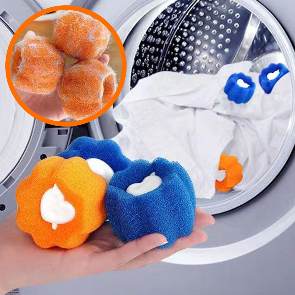 Magic Laundry Ball Kit Reusable Clothes Hair Cleaning* Tool Pet Hair Remover Washing Machine Cat Dog Hair Catcher Laundry Ball