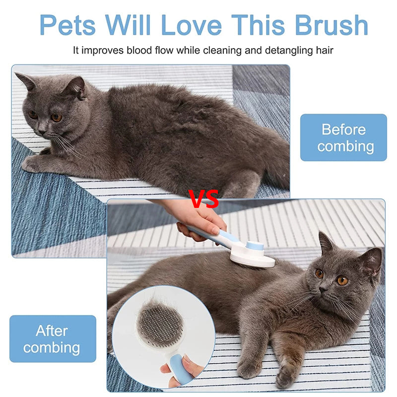 Easy Clean Pet Brush*