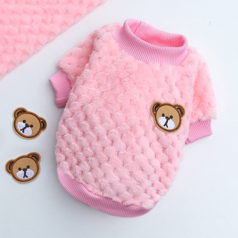 Bear Embroidery Pet Vest*