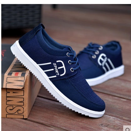 Men Canvas Shoes Trendy Lace Up Shoes*