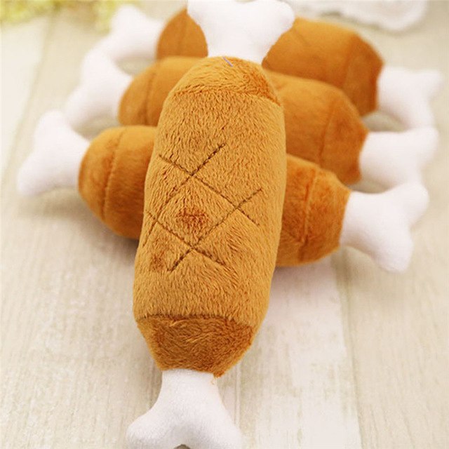 Pet Chicken Legs Plush Toy*