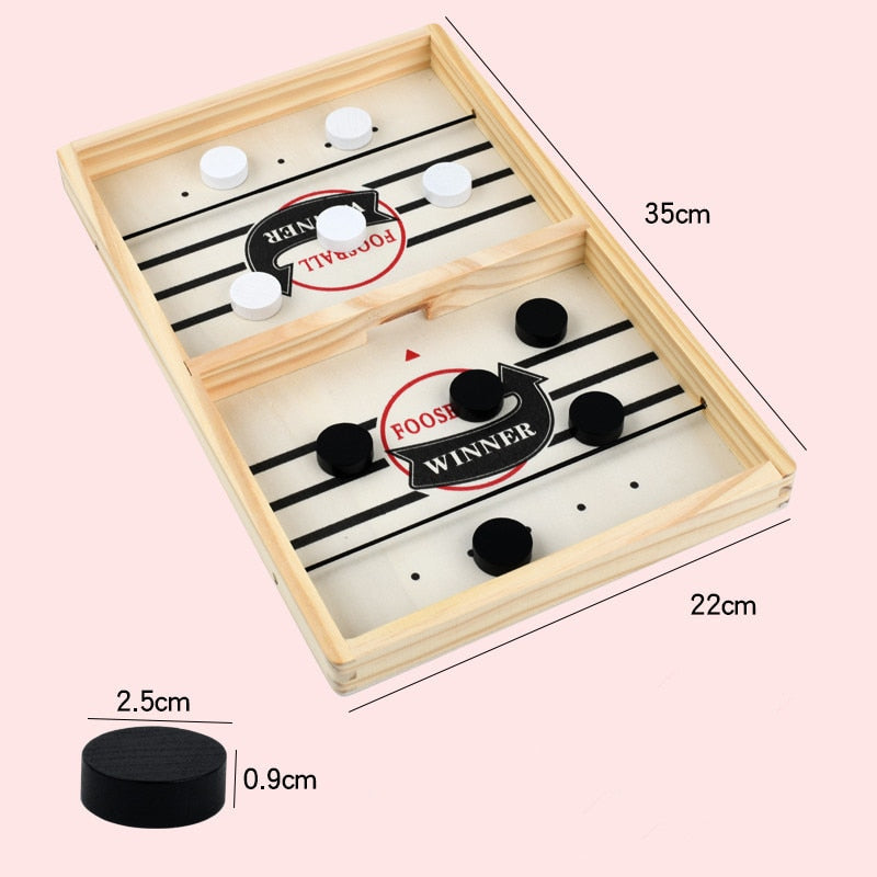 Table Hockey Fast Sling Puck Board Game*