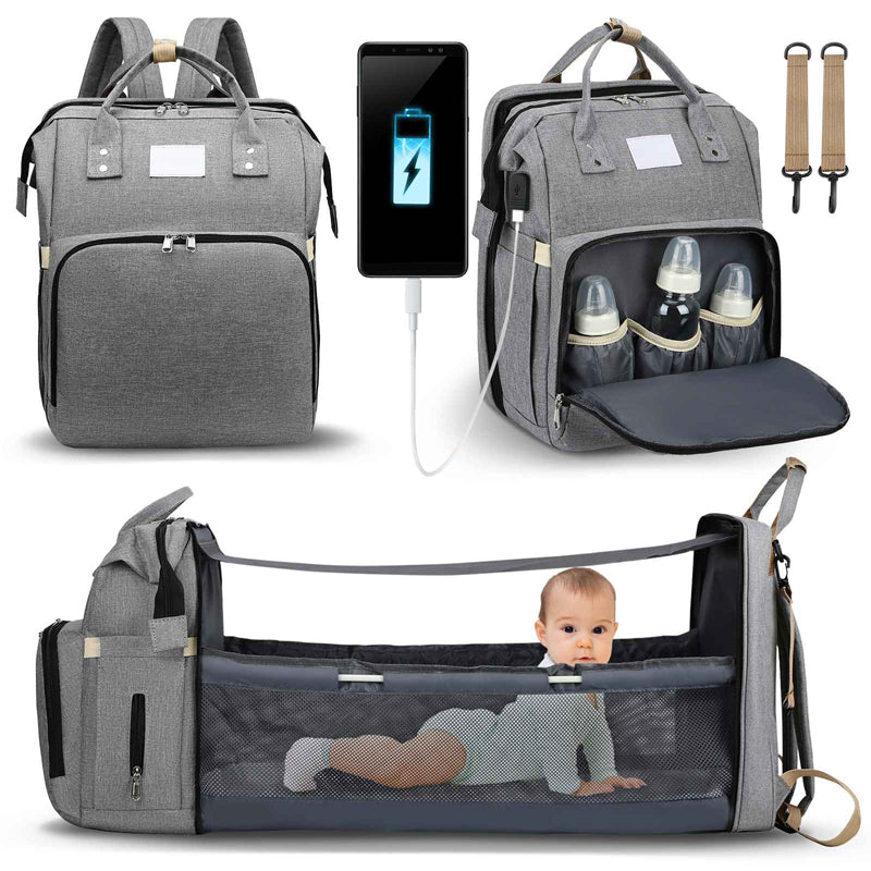 Portable Baby Bed* Travel Crib Baby Bag Diaper Bag