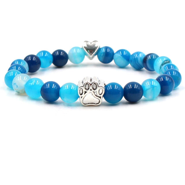 Pet Footprint Stone Bracelets*