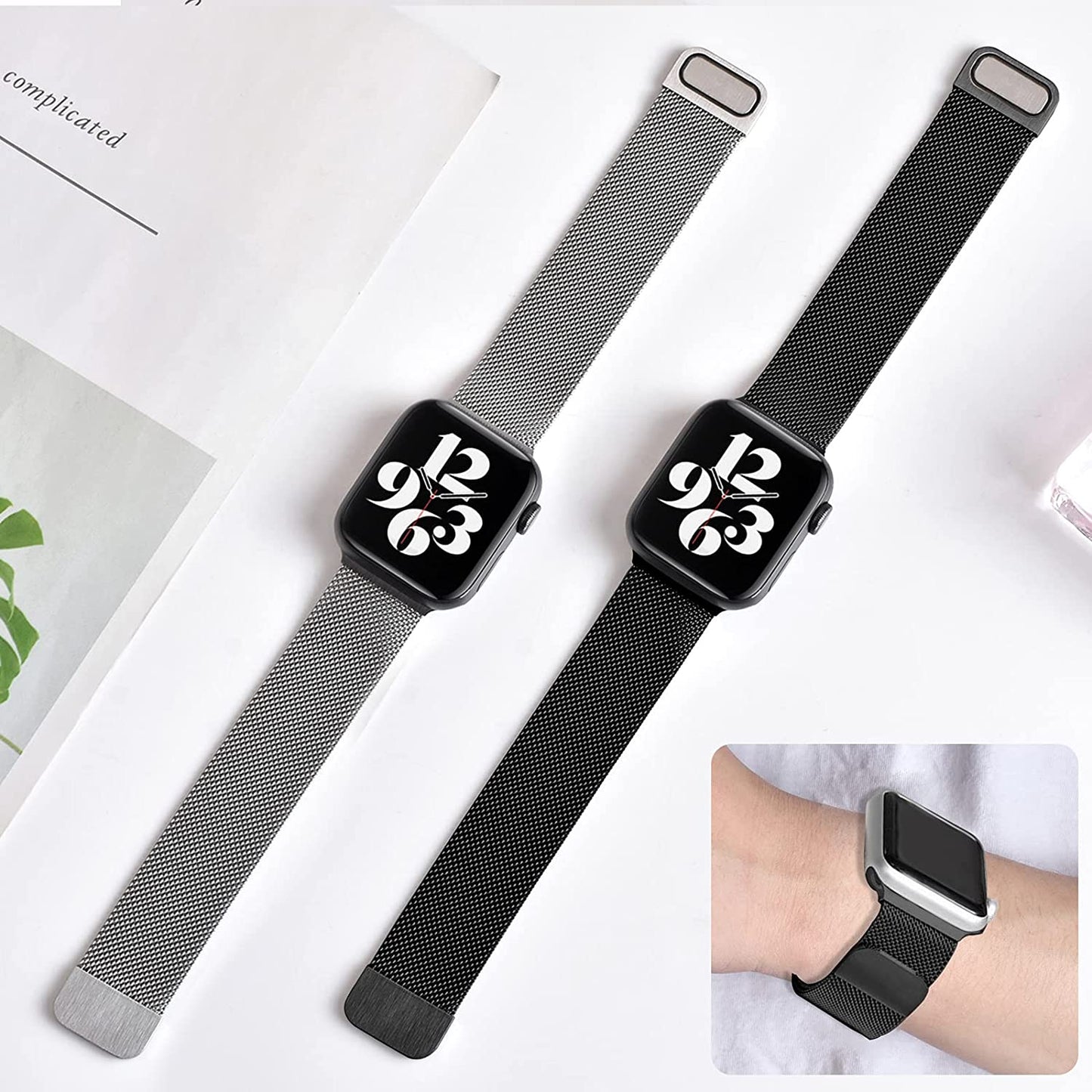 Magnetic Double Section Strap for iWatch*