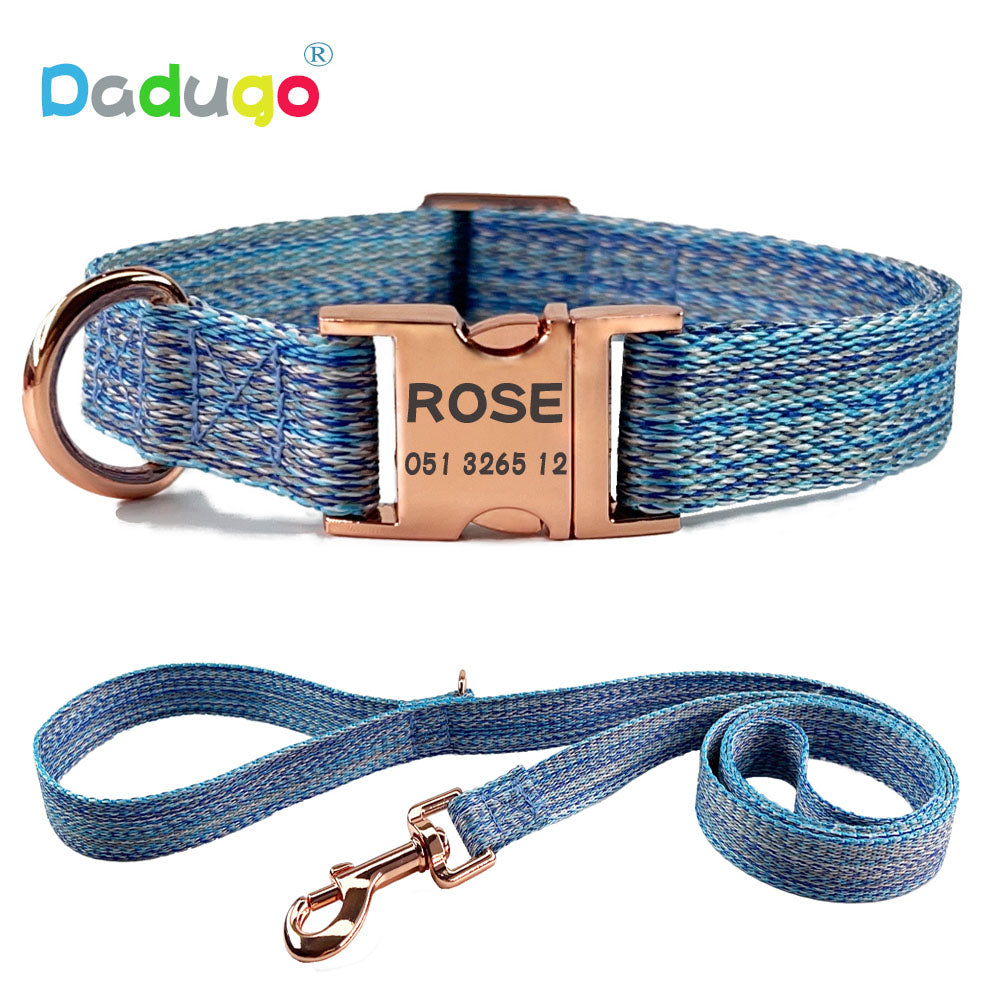 Personalized Nylon Dog Collar*