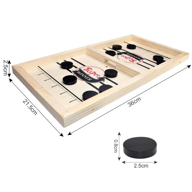 Table Hockey Fast Sling Puck Board Game*