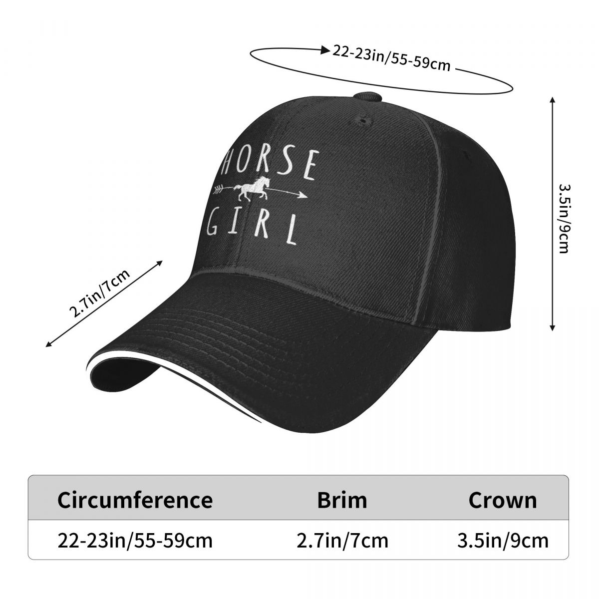 Horse Girl Riders Cap *