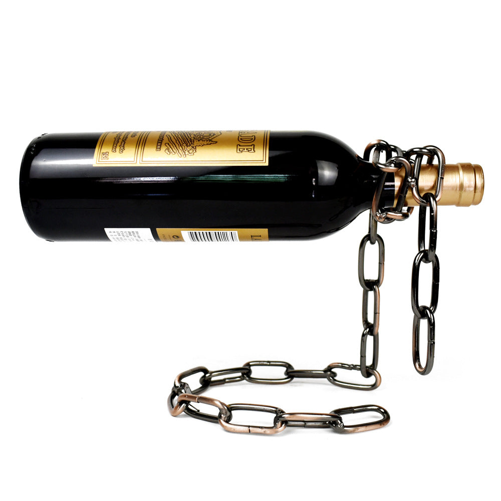 Magic Iron Chain Wine Bottle Holder*