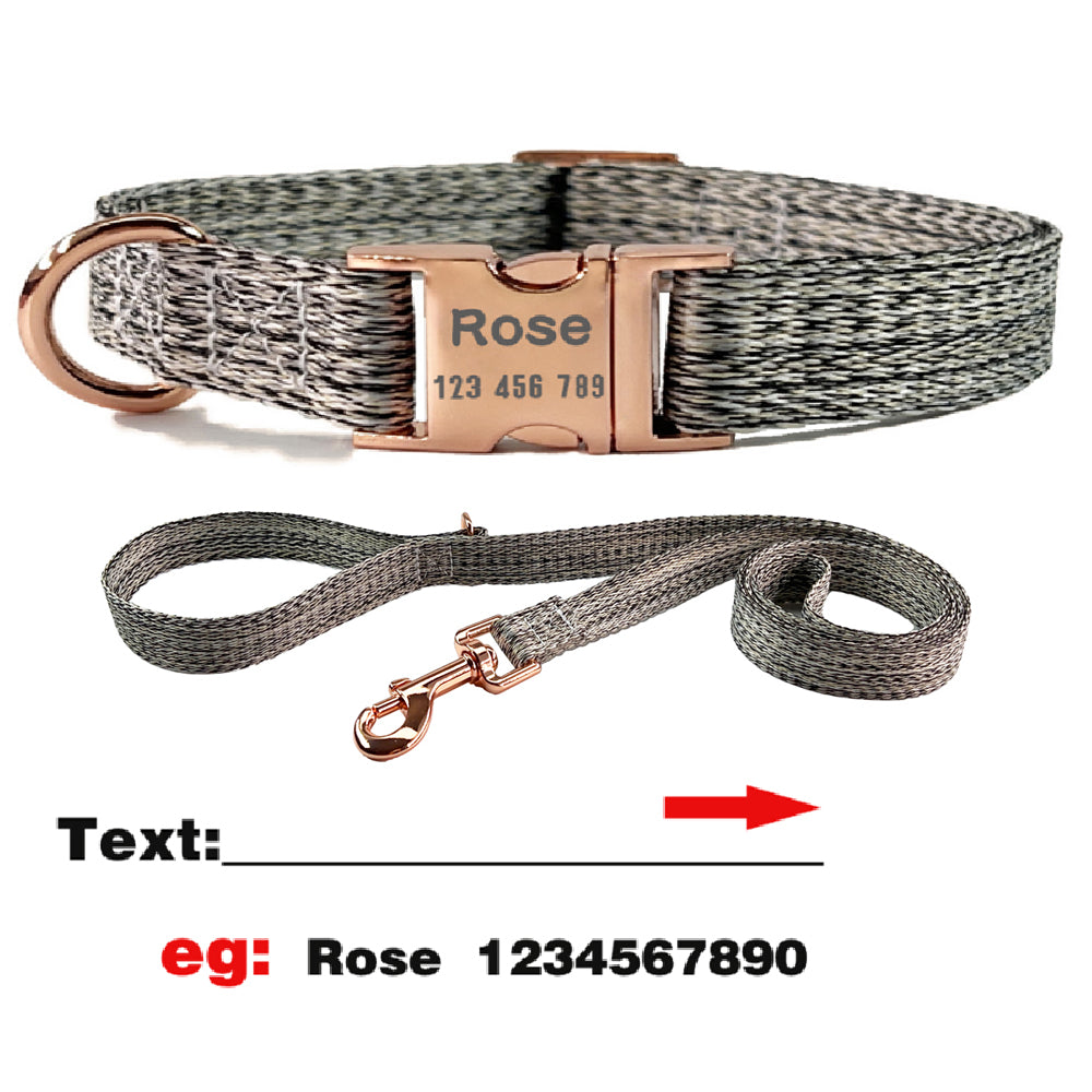 Personalized Nylon Dog Collar*