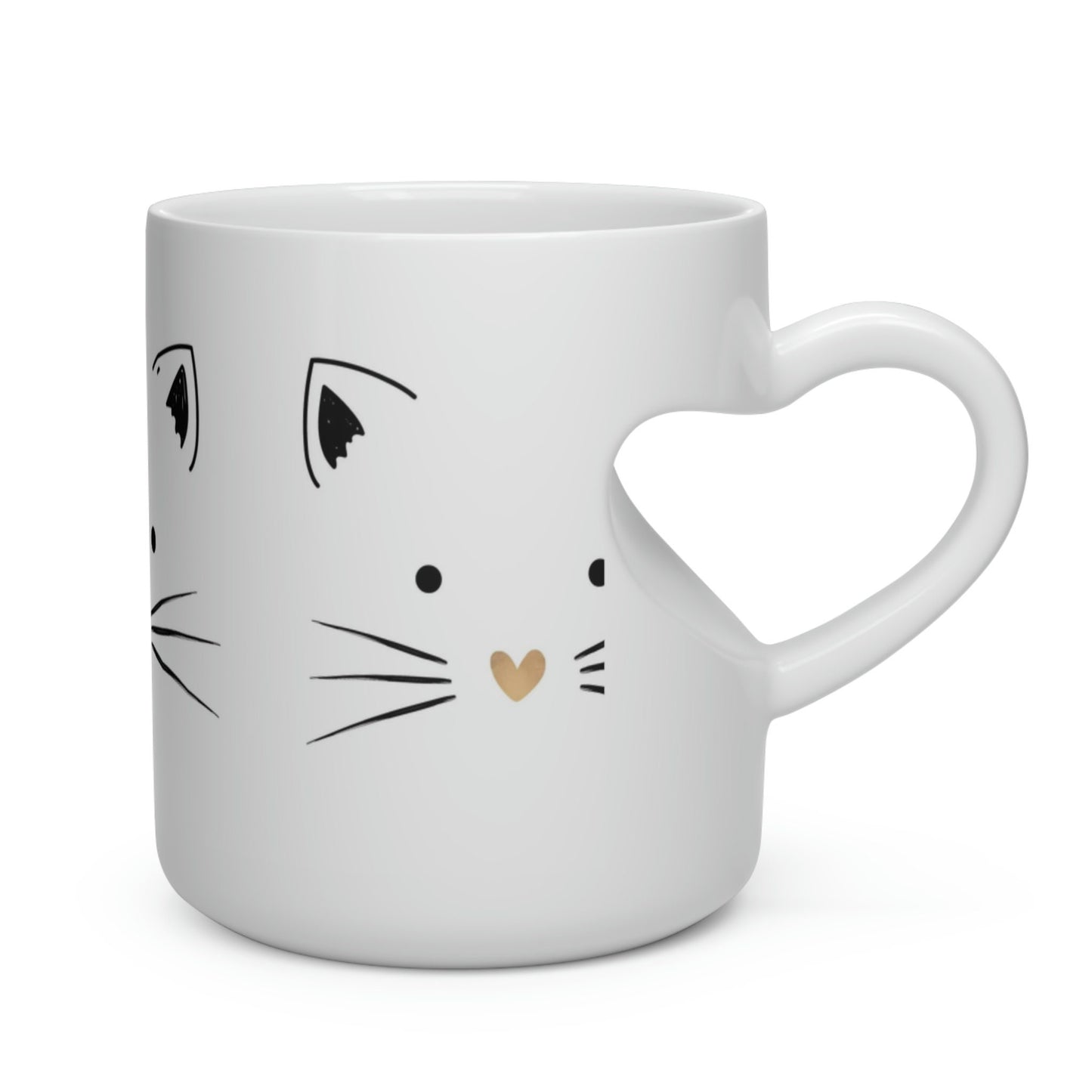 Kitty Heart Shape Mug*