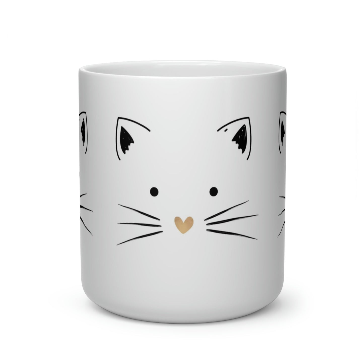 Kitty Heart Shape Mug*