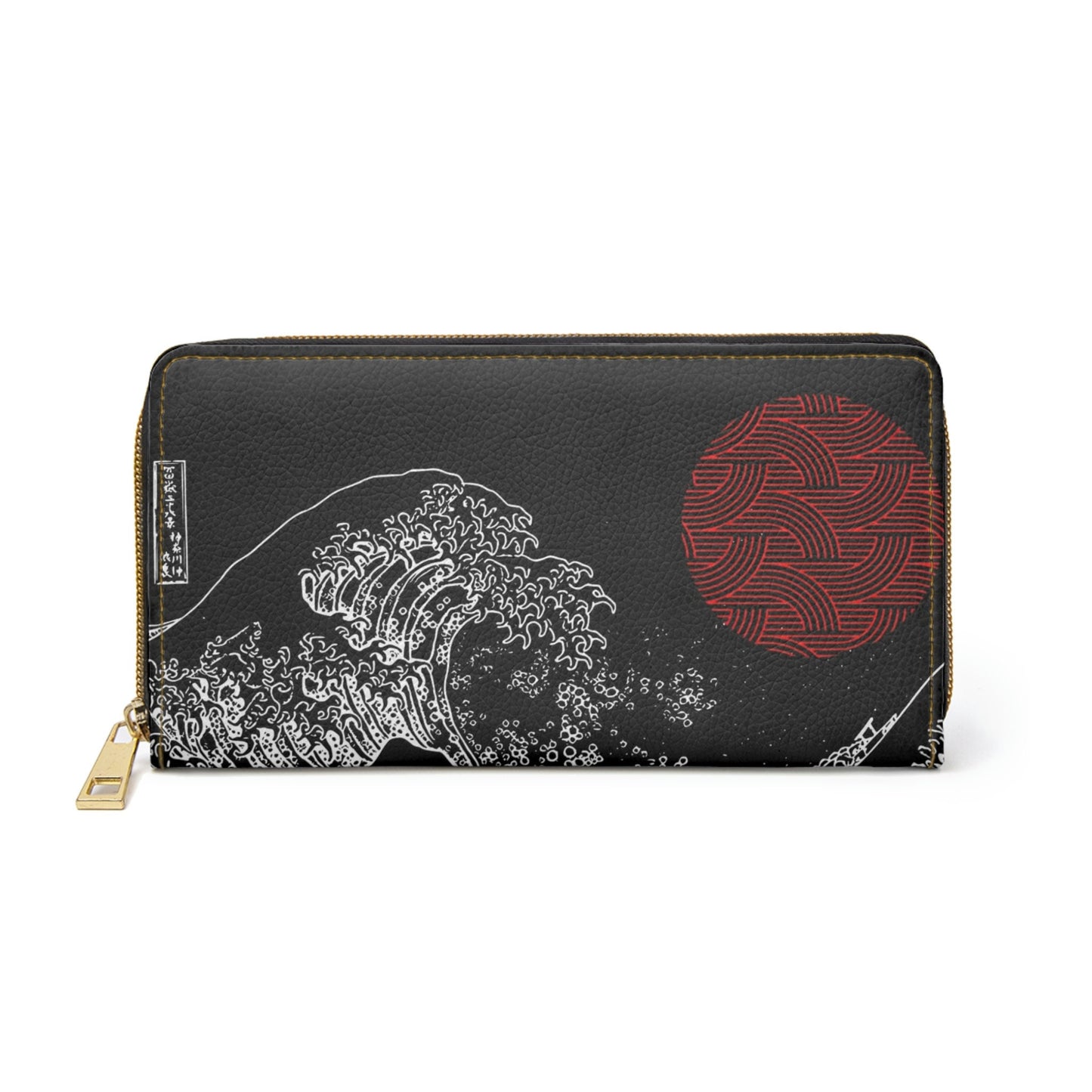 Asian Red Sun Beautiful Zipper Wallet*