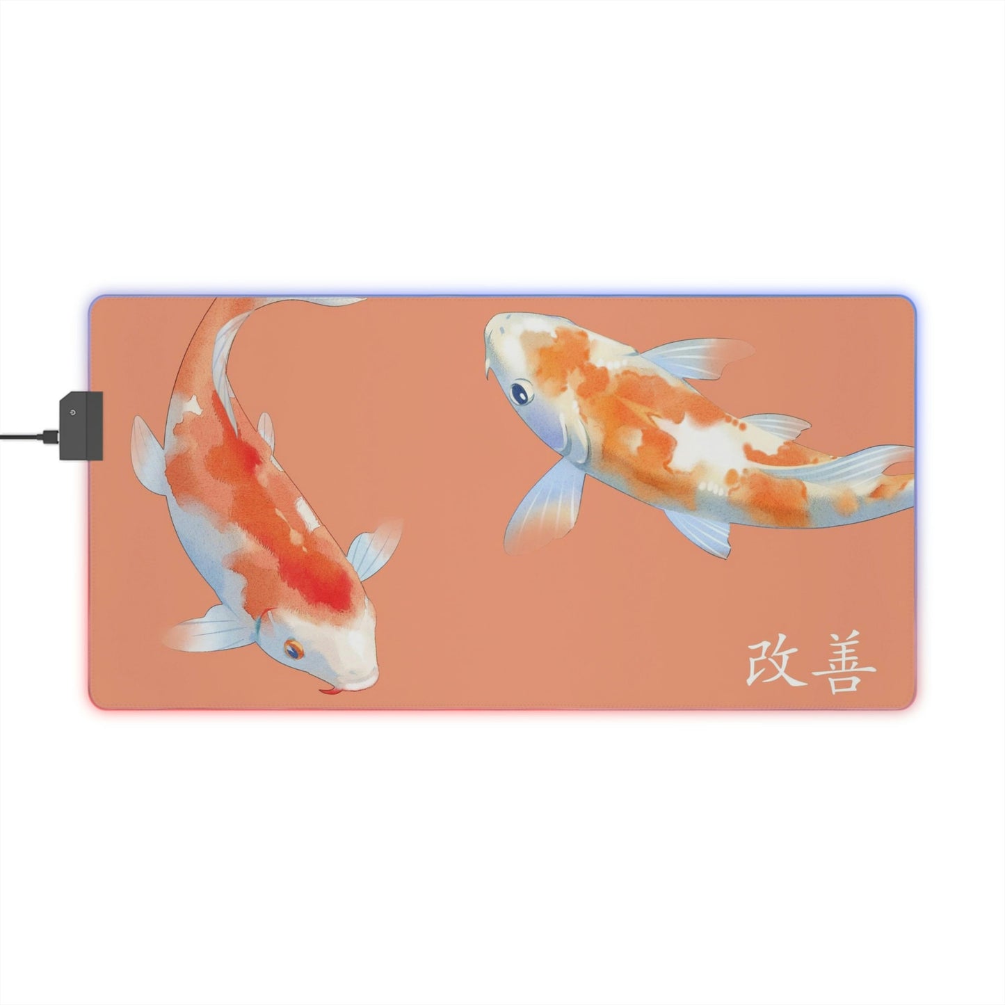 Unique Orange Koi fish LED Gaming Mouse Pad*