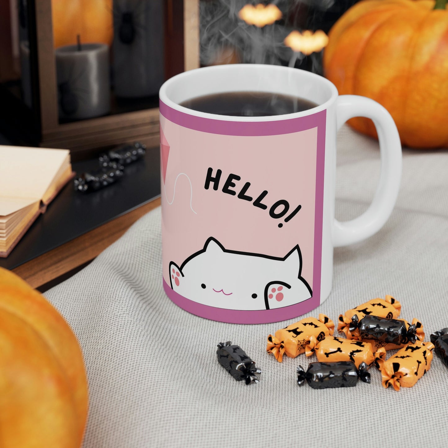 Hello Cat! Ceramic Mug 11oz*