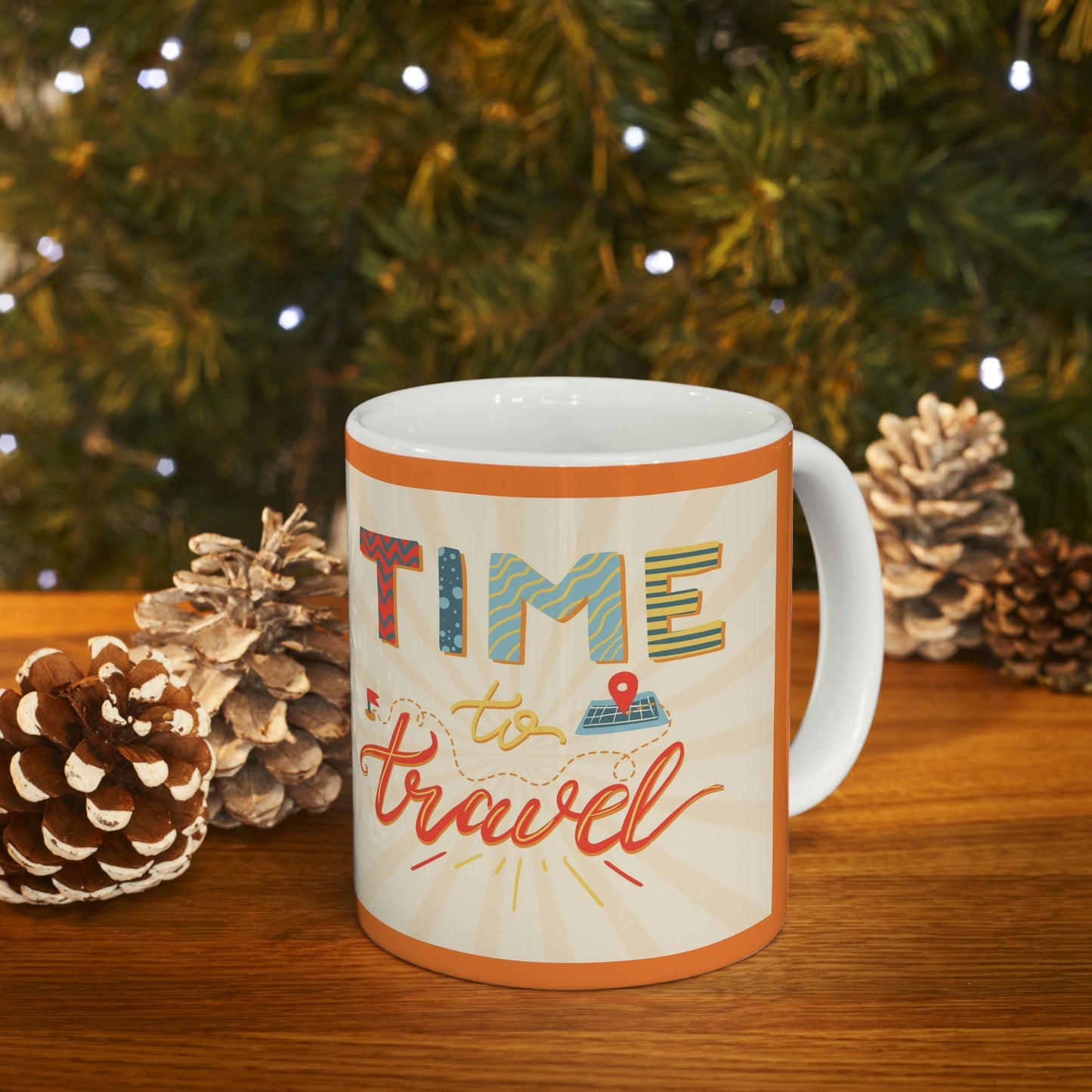 Time to Travel Ceramic Mug 11oz*