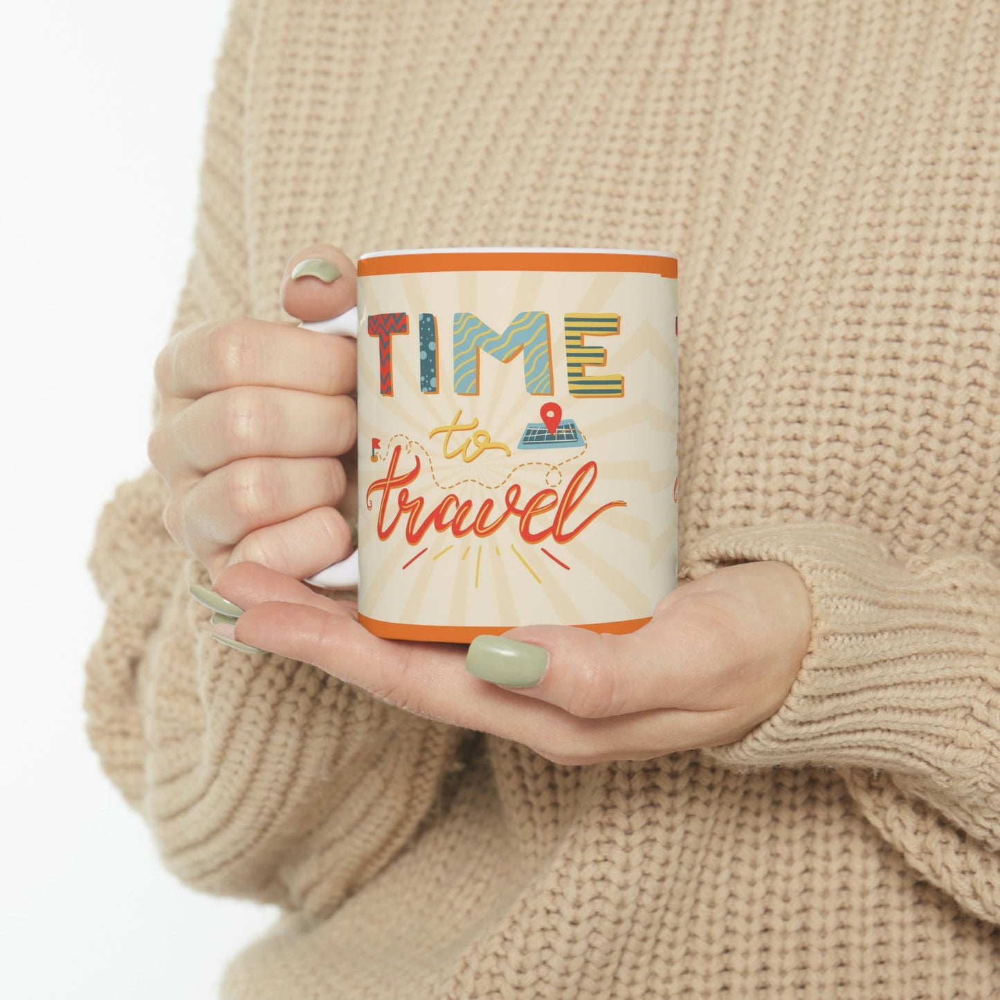 Time to Travel Ceramic Mug 11oz*