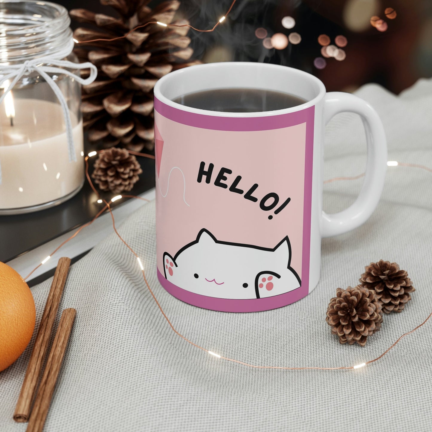 Hello Cat! Ceramic Mug 11oz*