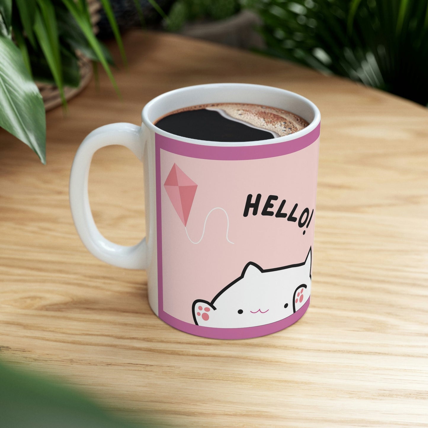 Hello Cat! Ceramic Mug 11oz*