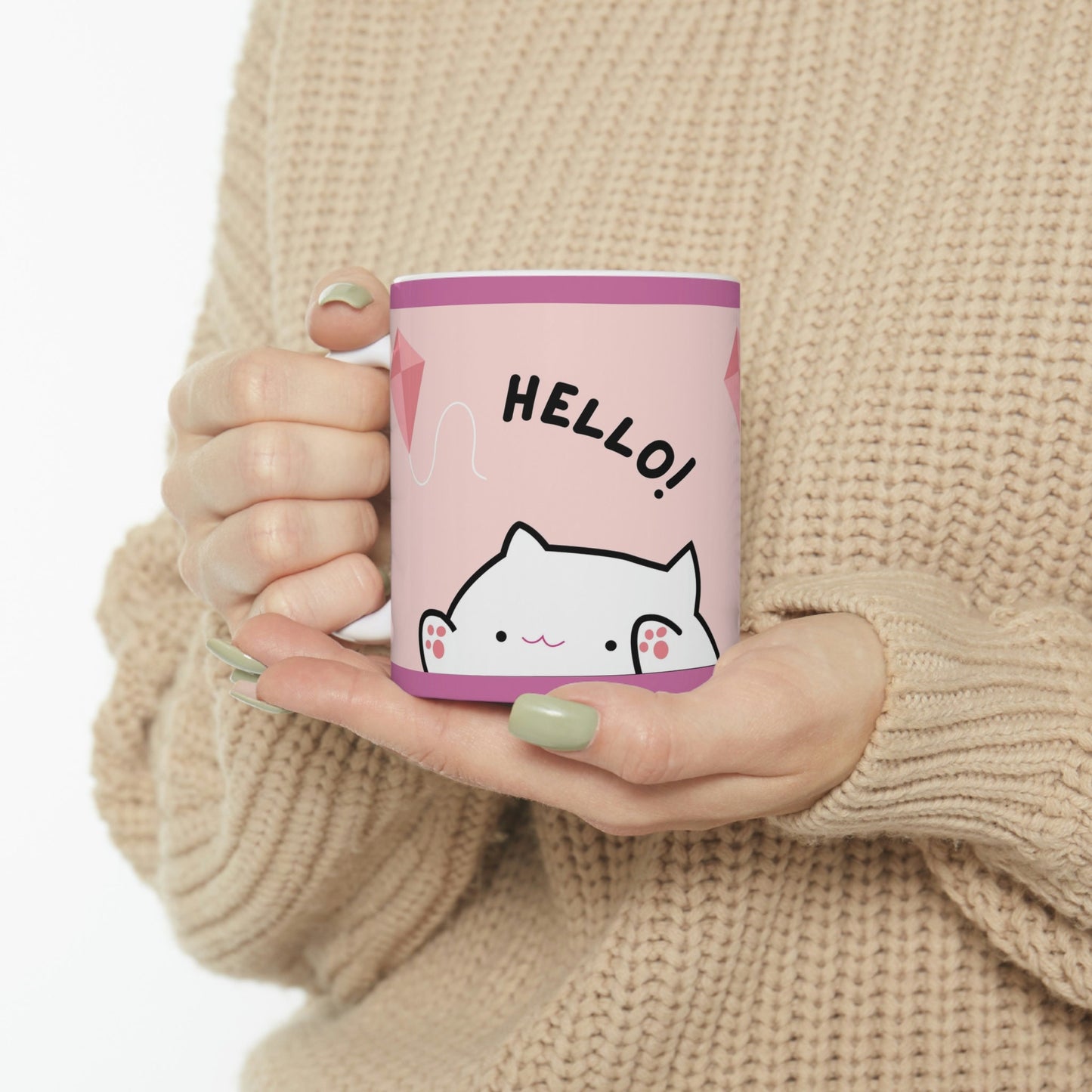 Hello Cat! Ceramic Mug 11oz*