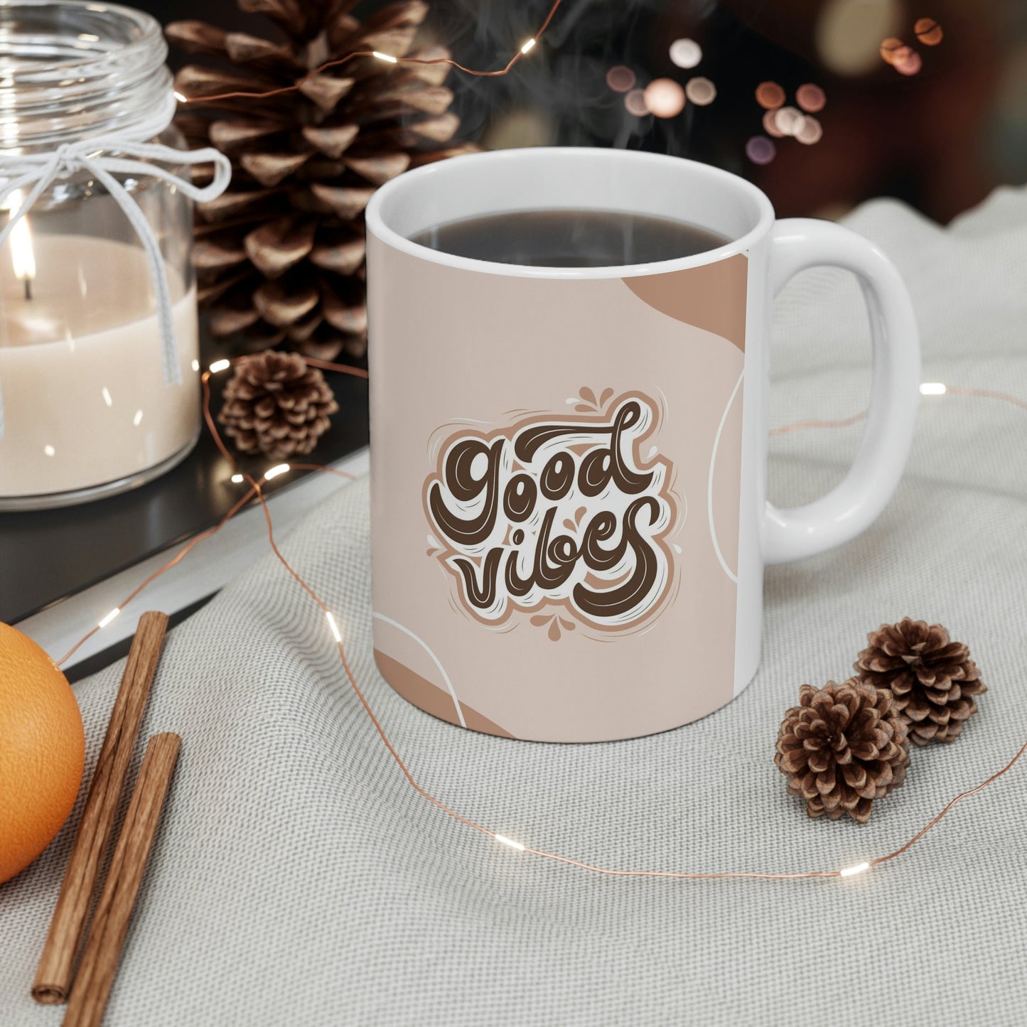 Good Vibes Ceramic Mug 11oz*